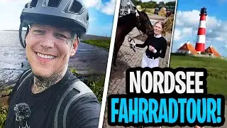 Mit dem FAHRRAD ans MEER!😍 Monte auf'm Pferd + TOUR durch Sankt Peter-Ording | MontanaBlack IRL