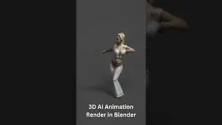 Stable Diffusion AI 3D Animation Render in Blender