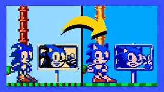 Sonic The Hedgehog NES Bootleg Vs. Improvement - Side by Side Comparison