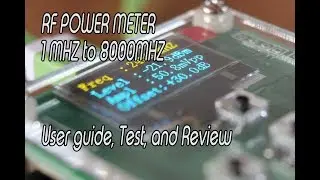 Bangood RF Power Meter RF-Power8000 1Mhz-8000Mhz OLED review and test