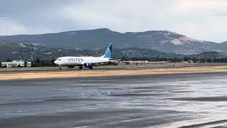 United 737 MAX 9 Wet Takeoff