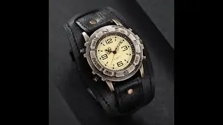 🕒  Classic Charm: Casual Vintage Leather Quartz Timepiece #Coinusmint #Watch #Casual #Quartz