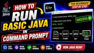 🔥How to Run Java Program in Windows 11 | Step by Step Java Tutorial 🔥
