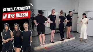 BYB Catwalk exercises brought from Vietnam to Russia l Modeling Training Academy