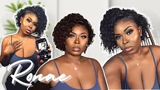 NEW FAVORITE 🙌🏾🔥 | SENSATIONNEL RONAE | DETAILED SYNTHETIC LACE FRONT WIG INSTALL STYLING & REVIEW