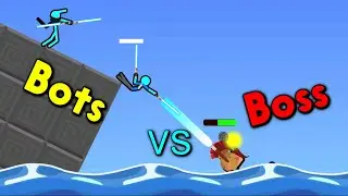 How Long can Bots Fight the Boss in Supreme Duelist Stickman