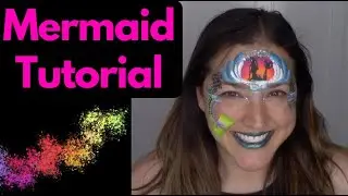 Mermaid Face Painting Tutorial ~ Arielpaints