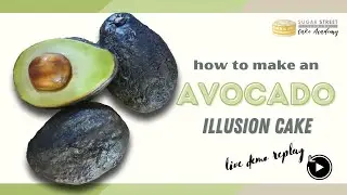 How to make an AVOCADO illusion cake!