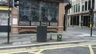 Bus Trip Along Midland Street in Glasgow, Scotland (May 2020)