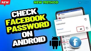 How to check Facebook password on Android 2024 - See my facebook password