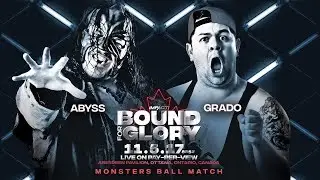 Impact Wrestling Abyss vs Grado in a Monster's Ball match at Bound for Glory!!