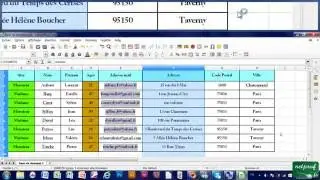 11 - Enregistrer un tableau Calc en PDF