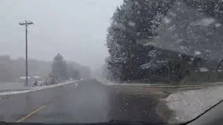 first snow 🌨️ of the year