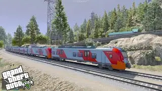 Lastochka Russian with Graphics mod through Los Santos & San Andreas - GTA V