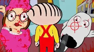 Stewie KILLS The Griffins!