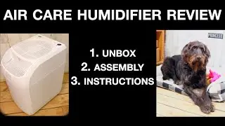 Humidifier Review (Unboxing, Assembly & Instructions) Best Humidifier, AIRCARE Space-Saver SS390DWHT