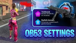Switch Access & TalkBack Settings Free Fire || 0% Recoil 95% Headshots || Brazil Settings 2026 ⚙️