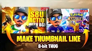 How to make 3D thumbnail like ‎@8bit Thug on android | 3D character | make on android and pc.