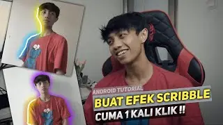 GILA SIH !! MEMBUAT EFEK SCRIBBLE CUMA SATU KLIK | TUTORIAL SCRIBBLE EFFECT ANDROID