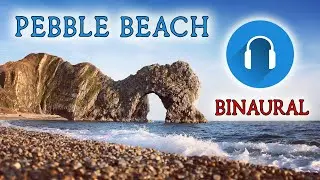 Pebble Beach Ambience 🌊 | ASMR | Binaural Ocean Wave Sounds for Relaxing, Refreshing & Study