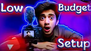 Low Budget YouTube Setup For Beginners 🔥😳 #youtubestudiosetup