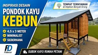 Minimalist Simple Garden Cottage 4.5 x 3 Meters | Shack Design In The Garden