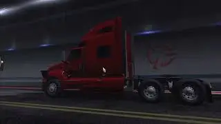 American Truck Simulator 2023 Night Time driving #4kgaming