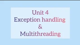 Java notes - unit 4