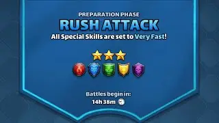 Empires & Puzzles Tourney Defence Set-up : 🌈3⭐️ Rush Attack🌈