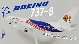 Malaysia Airlines 737-8 MAX 1/130 Aircraft Model Unboxing Review