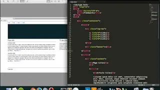 Building a Simple Website | Coding the HTML