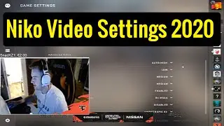 Niko 2020 CSGO video settings