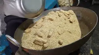 Sesame seeds are roasted to make Khaja