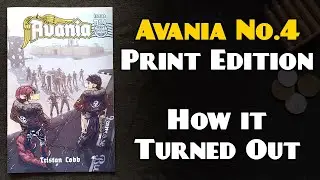 Avania #4 - Printed Webcomic - How it turned out