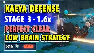 Kaeya Defense Stage 2 - 1.6x Low Brain Perfect Clear | Theater Mechanicus Guide