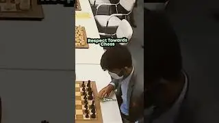 Gukesh's Respect for Chess is 💚 ft. Chess Olympiad scene! #chess #shorts