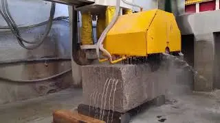 Mutil-Blades Stone Blcok Cutting Machine|2024| #stonecuttingmachine #stonemachine