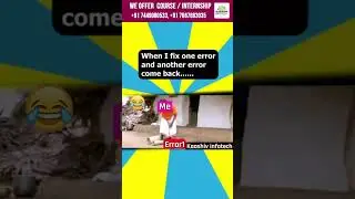 When i fix a one error😂memes | error life😵meme | programmers vs error 😂memes | kaashiv venkat #memes