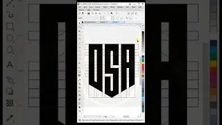 DSA Logo in Coreldraw 
