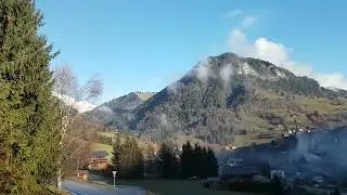 Manhã de inverno em Saint Nicolas la Chapelle - fr