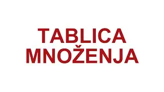 TABLICA MNOŽENJA / podrška za đake pešake / Pesme uz gitaru / (Slideshow Video) Ranko Damjanovic
