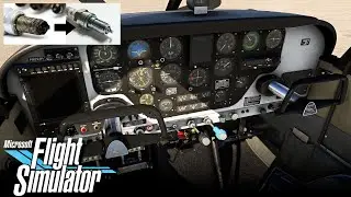 How to clean up fouled spark plugs on an airplane in Microsoft Flight Simulator ?