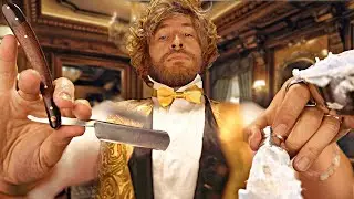 💈ASMR💈🪒MOST LUXURIOUS Barbershop (for the super rich) Razor Shave 💈🪒