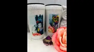 How to PUT PICTURES ON YOUR TUMBLER no waterslide, photo paper or modpoge! It's magic