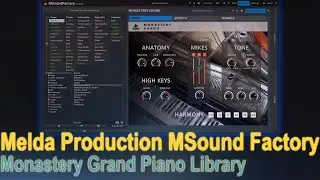 Melda Productions M Sound Factory Monastert Grand Piano Library Quick Look In the DAW