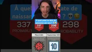 À QUEL POINT TA DATE DE NAISSANCE EST RARE ? 💀😂