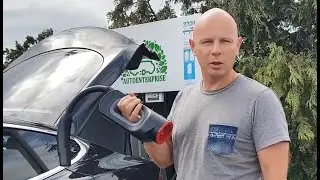 Как быстро заряжается электромобиль с CHAdeMO Tesla-S цена зарядки на 1 км пути