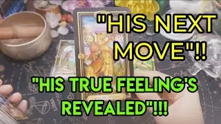 🌸What's his next move"?🤔OMG!!😲His true intentions are unknown to you!!!...😮🔮❤️‍🔥#tarotreading #tarot