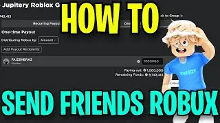 How to send robux to friends without group in 2024