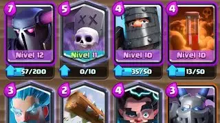 Deck de P.E.K.K.A com cemeterio!clash royale